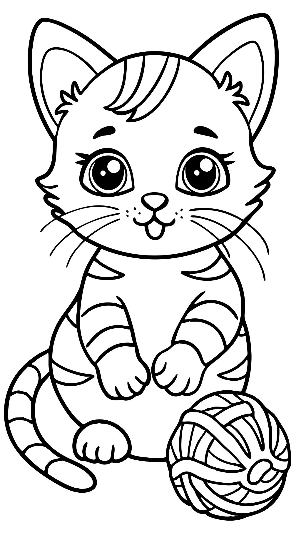 coloriages de chaton gratuit